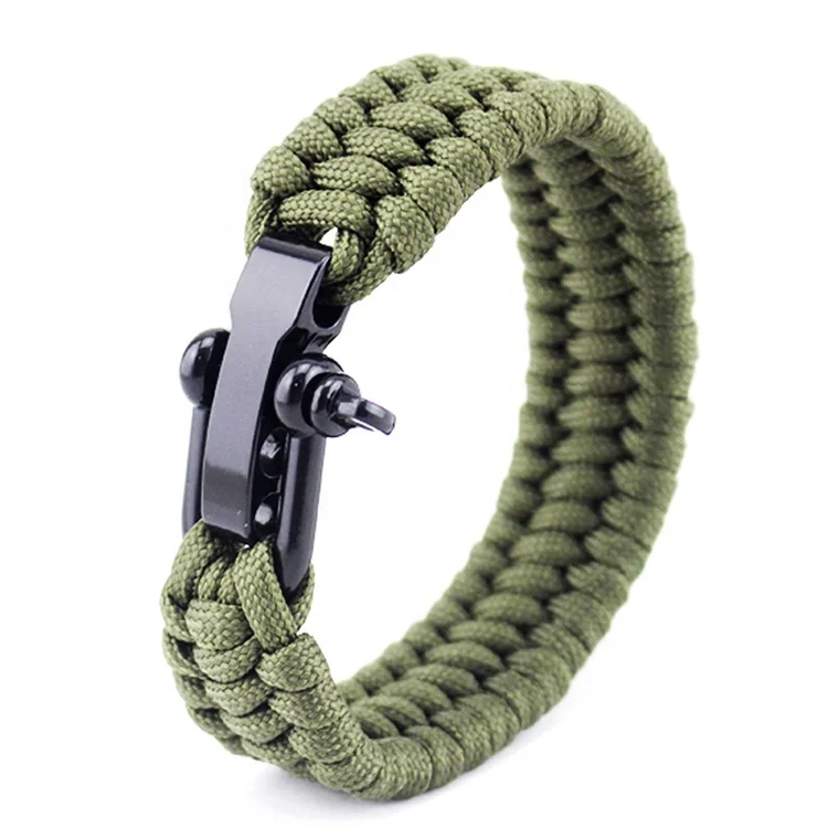 

Outdoor Handmade Custom Logo Cord Cross Rope Bracelet Adjustable for Men Women, Colorful cord bracelet