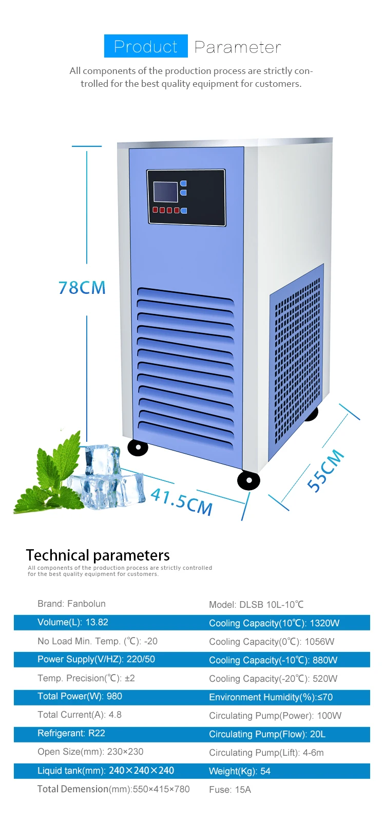 Laboratory Low Temperature Recirculating Cooling Chiller Price