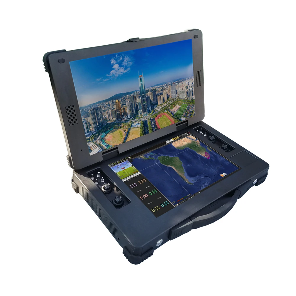 g21 fpv无人机无人机双屏地面站,用于农业作物喷雾器高清高光地面控制