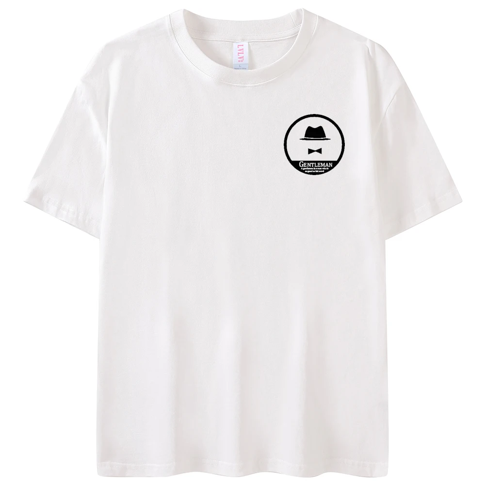 

2022 fashioned custom printed 100% cotton over size gentleman jack t-shirts for men