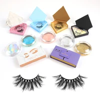 

Mink lashes vendor wholesale private label custom eyelash packaging box 3d siberian mink eyelashes