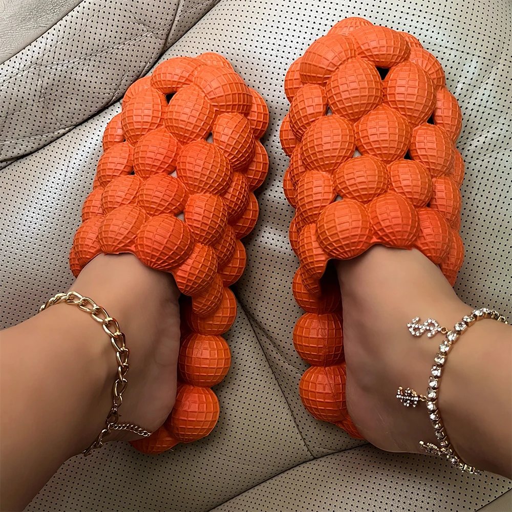 

Superstarer trend summer eve orange indoor slippers for women