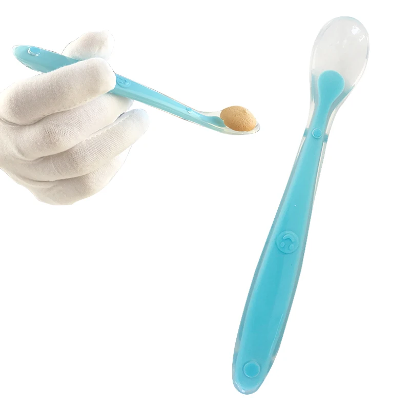 

Soft Flexible Silicone Baby Feeding Spoon SetTeething Spoon