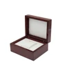 Red oak MDF wood watch box high glossy lacquer finish on surface