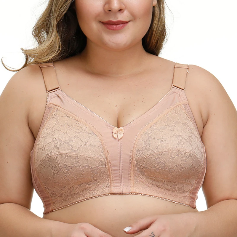 

Wholesale embroidery full cup big bra plus size underwear woman lingerie