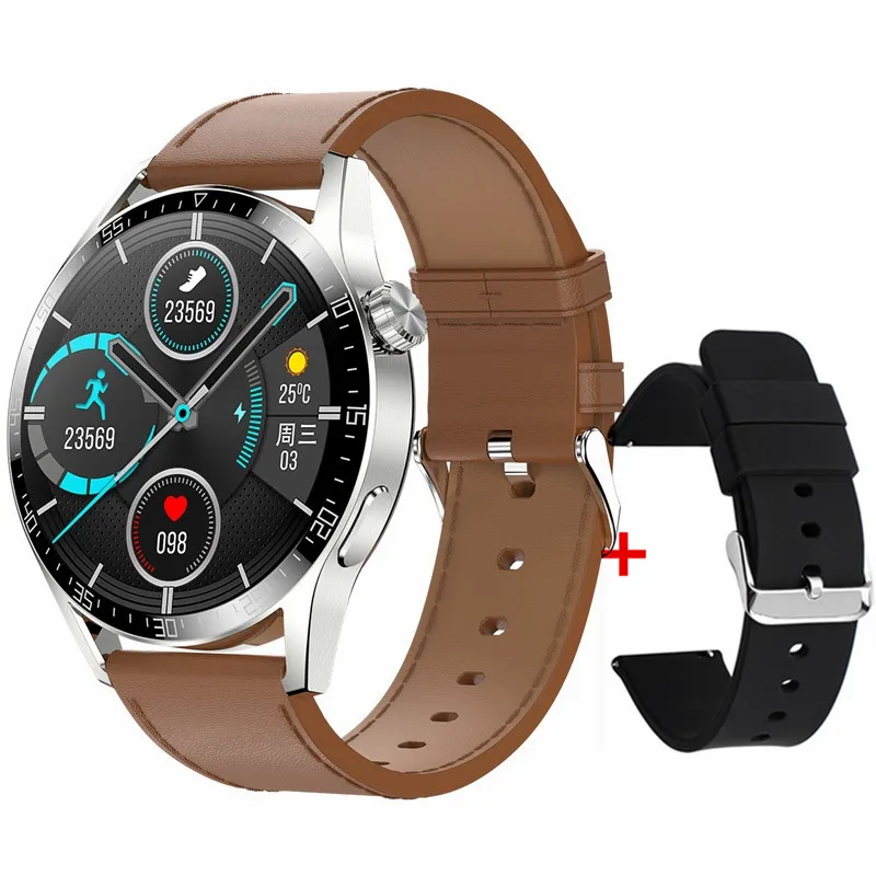 

SK17 Round Screen Smartwatch NFC BT Calling Watch Sport ECG Health Fitness Tracker Business Smart Watches for Men