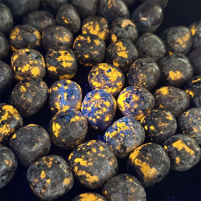 Wholesale Price Bulk Crystal Healing Loose Stones Yooperlite Tumbles for Decoration