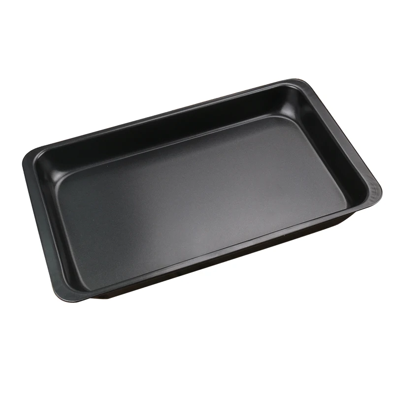 

Rectangular Non Stick Carbon Steel Cake Baking Pan Bread Baking Pan Square Black Baking Tray