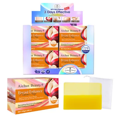 

Aichun Beauty Women Breast Lifting Enlargement Enhancement Breast Soap 100g, Yellow