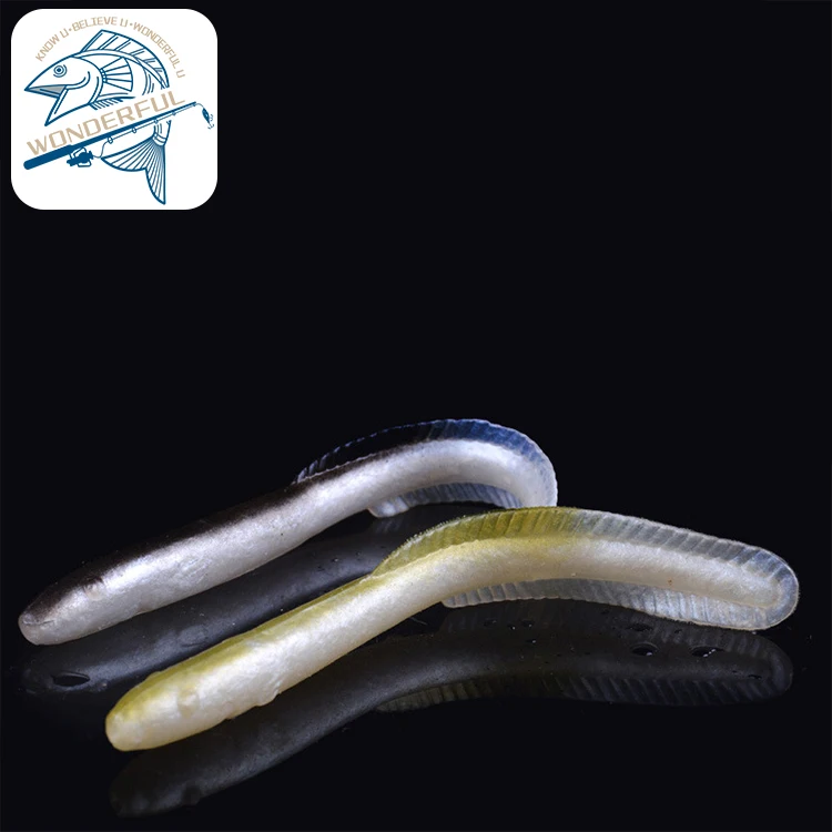 

Hot Sale 5g 120mm Artificial Plastic Trolling Wobbler Fishing Swimming Bait Soft Sand Eel Lure For Freshwater