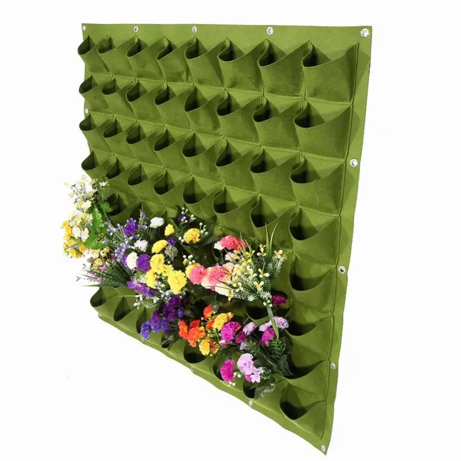 

hanging durable vertical garden for roof garden planter