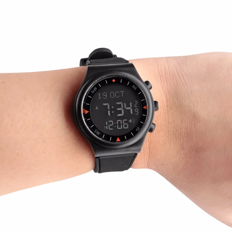 高品质穆斯林al harameen手表阿拉伯伊斯兰alfajr azan手表