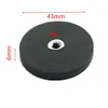 High quality 100% on time shipment strong force NdFeB rubber coated magnets pot