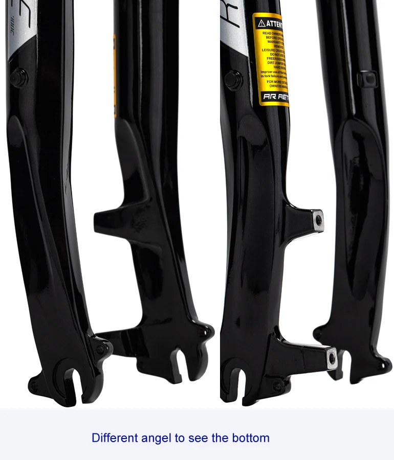 Electric Bike Front Fork For 700c Aluminum Material Coil Spring W