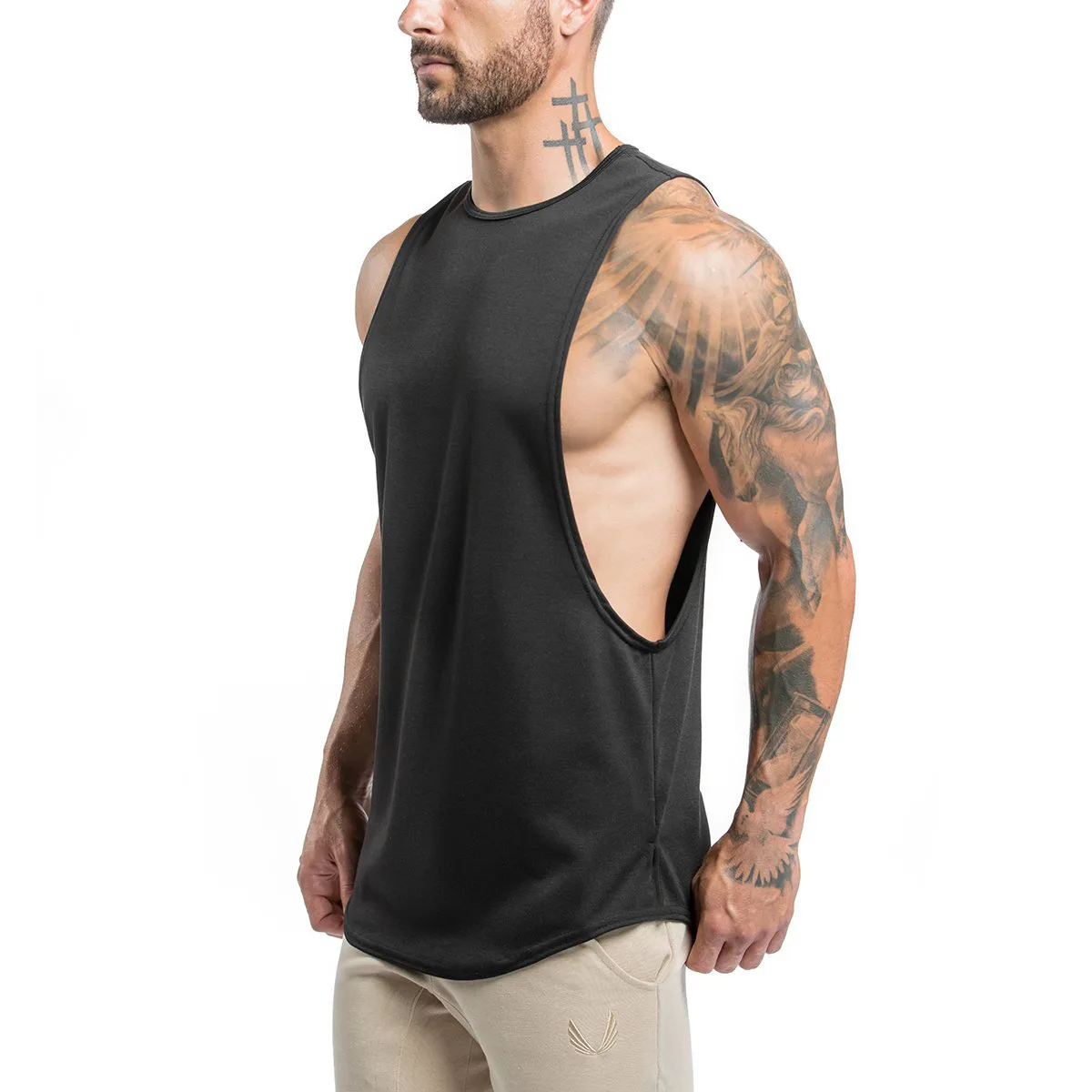 

2020 Oem Polyester Custom Tank Top Gym Men Wholesale Sports Vest