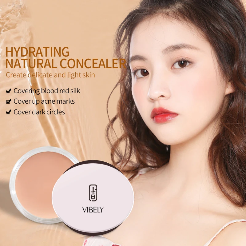 

New Product Moisturizing Waterproof Sweat Proof Natural Whitening Acne Concealer Foundation