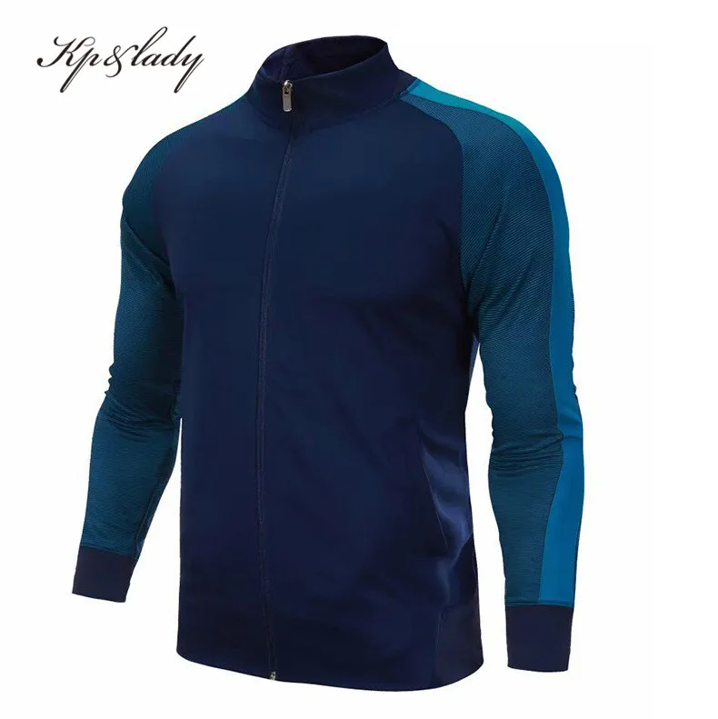 

2020 New Style Custom Logo Full Zip Warm Up Football Tracksuit Men Soccer Jacket, Custom color
