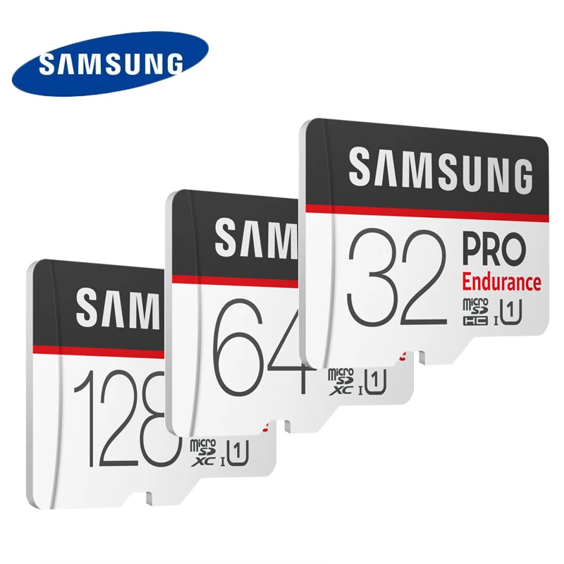 

100% Original SAMSUNG Memory Micro SD Card PRO Endurance 100MB/s 128GB 64GB 32GB Class 10 TF Card Trans Flash Card