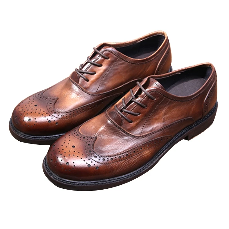 

British style spring men fashion office leather shoes men formal dress shoes