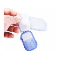 

Hot Sell Travel Supplies Portable Disposable Washing Paper Sheets Hand Soap Mini Paper Soap