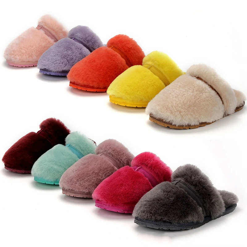 

Lightweight Winter Bedroom Custom Indoor House Plush Fluffy Furry Fur Slippers Man Woman Slipper