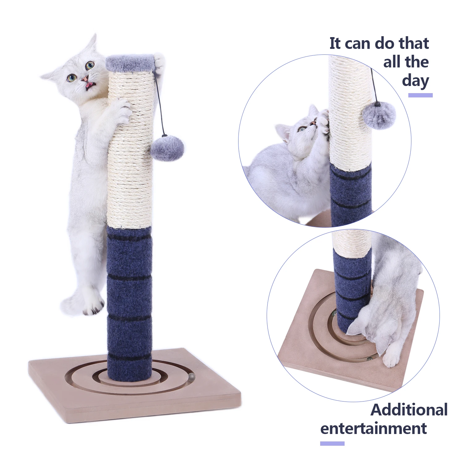 caterpillar cat toy