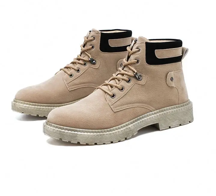 

Cheap Price Bulk Shoes Men Leather Ankle Work Boots Durable Comfortable Made In China Wenzhou, Yellow