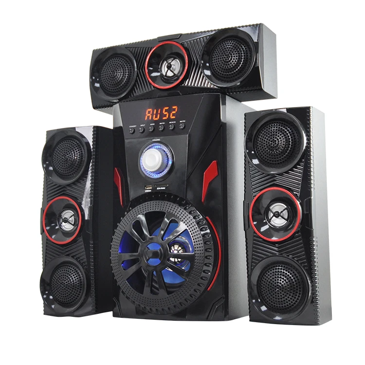 

Hifi amazon hot selling bluetooth woofer speaker wireless 3.1ch plastic speaker home theatre system, Black oem