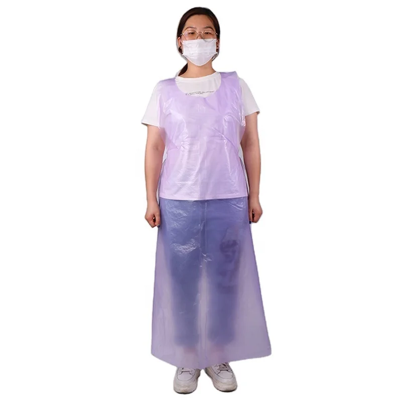 

Hot sale Cheap PE plastic disposable apron