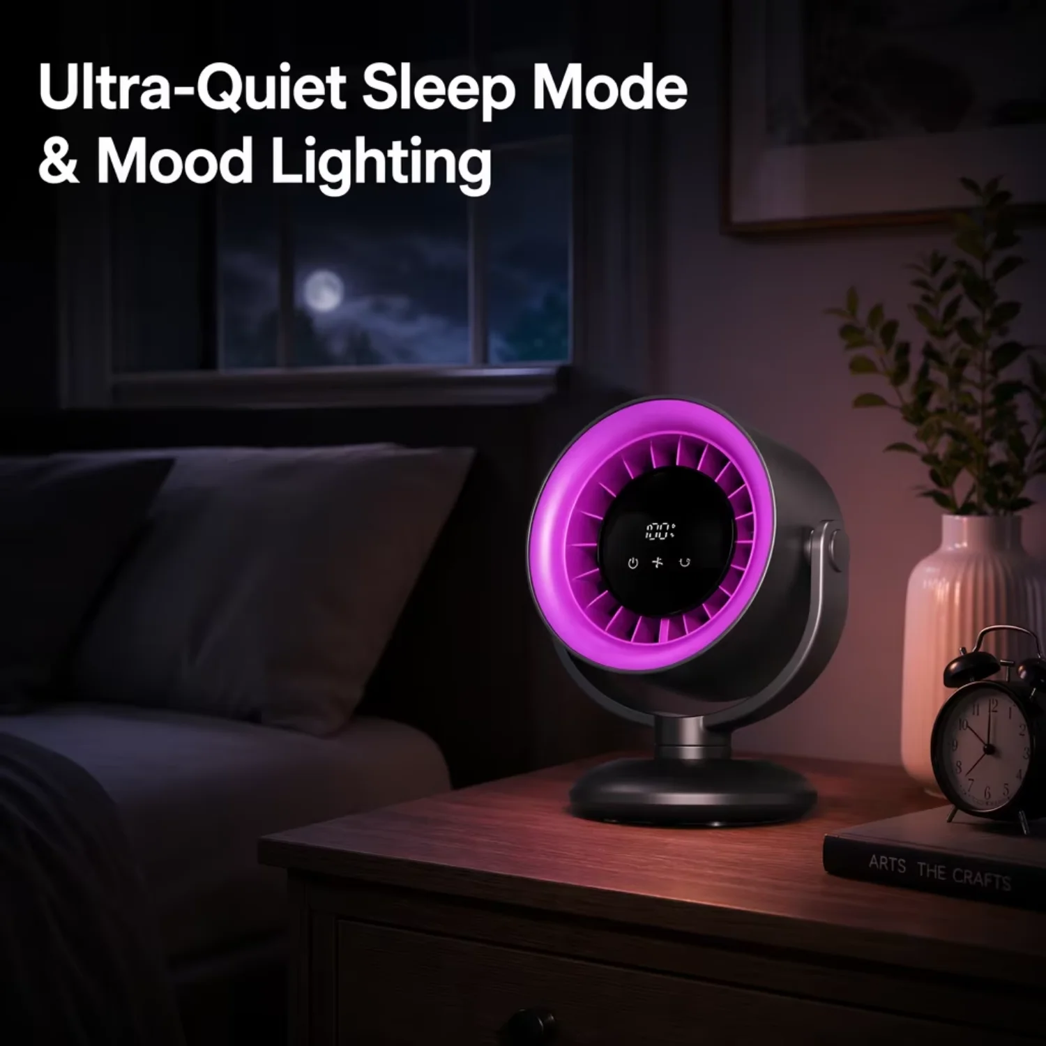 Modern Desktop Fan, 100, Portable - detail 6