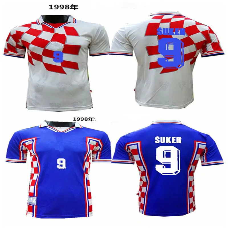 

Free shipping to Northern Ireland Croatia football shirt 2020 hot sale retro soccer jersey, Blue, white, green