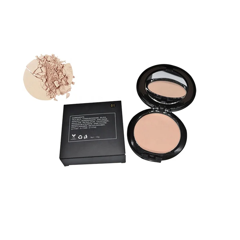 

Natural Compact Powder OEM Face Powder Compact Makeup Foundation Powder, 10 colors