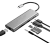 Macbook Type c 9 In 1 HUB For 4K 30HZ H DMI 3 USB 3.0 SD Card Port Adapter HUB
