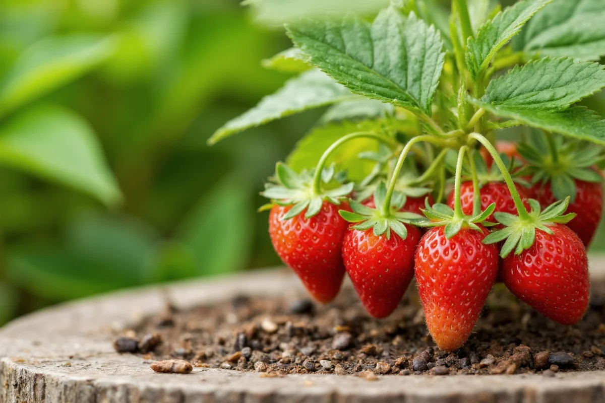 can you plant a strawberry and grow a plant