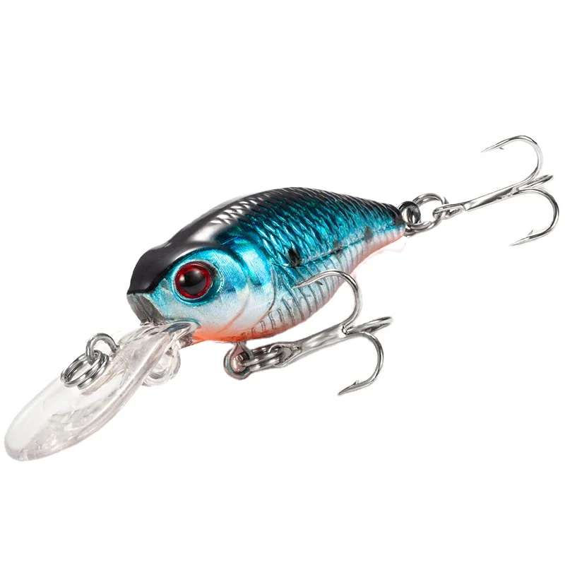

LETOYO LHB023 Rattling Crank Bait 63mm 4.6g Minnow Wobblers Artificial Japan Hard Lure for Bass Pike Fishing Tackles Depth 0-1m