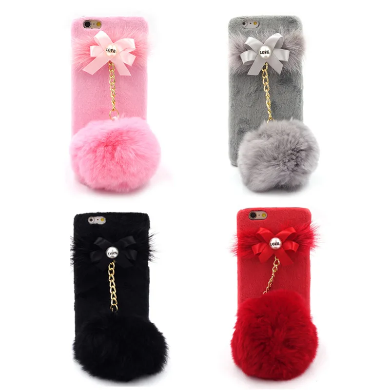 

Free Shipping Fur Cell Phone Case for iPhone 12 11 Pro XS Max X XR 8 7 6 6S Plus Best Quality Winter Mobile Phone Back Cover