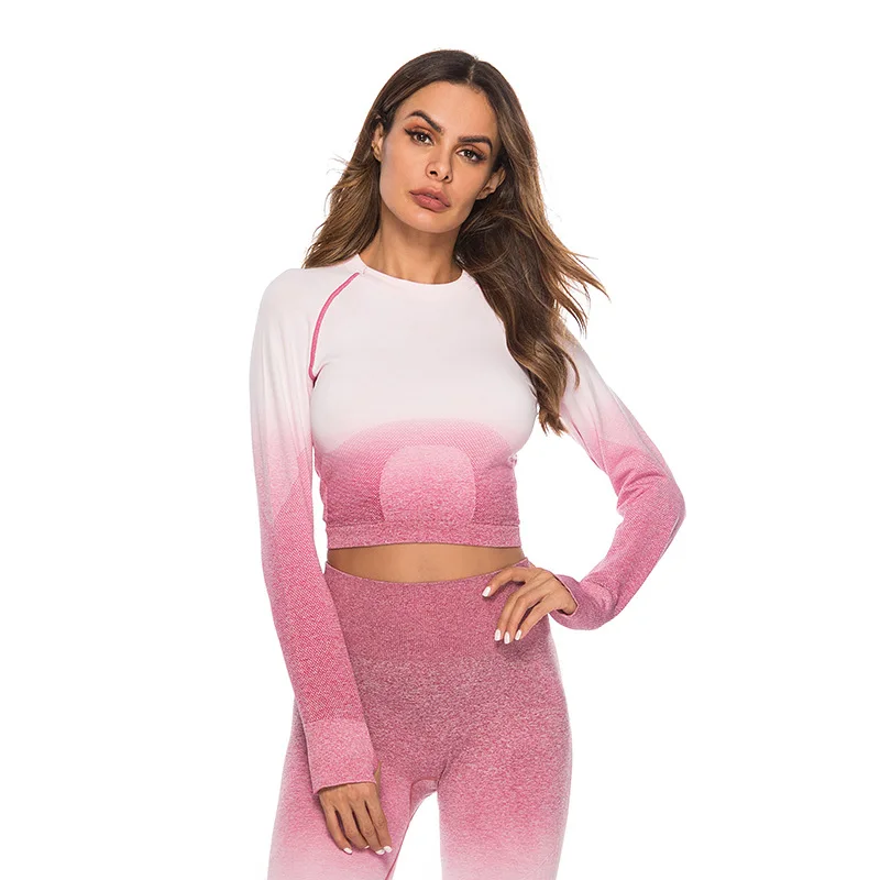

2021 Hot Workout Fashion T-shirt Quick Dry shirt Custom Fitness Yoga Shirt