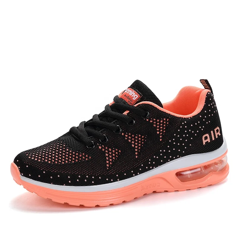 

New styles ladies sneaker manufacturer shock absorption running breathable light soft sole sports shoes for women
