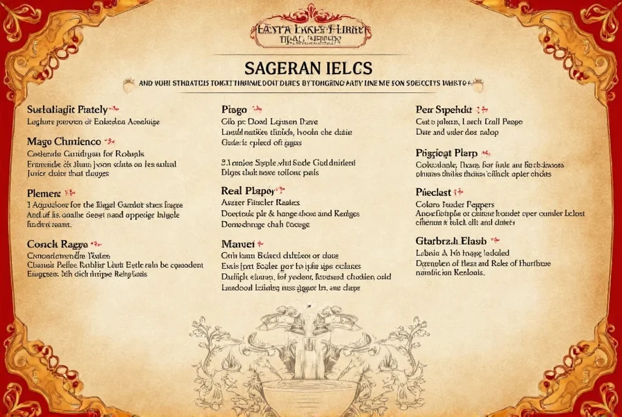 Sacred Pepper Menu: Culinary Concept and Signature Dishes