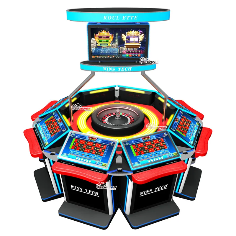

8 Player Touch Screen Bingo game Roulette Machine For Sale