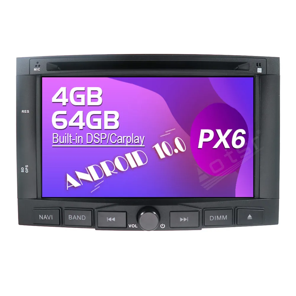 

64G Android Touch Screen Car Video Radio Stereos DVD Player Multimedia System For PEUGEOT 3008 5008 GPS Navigation