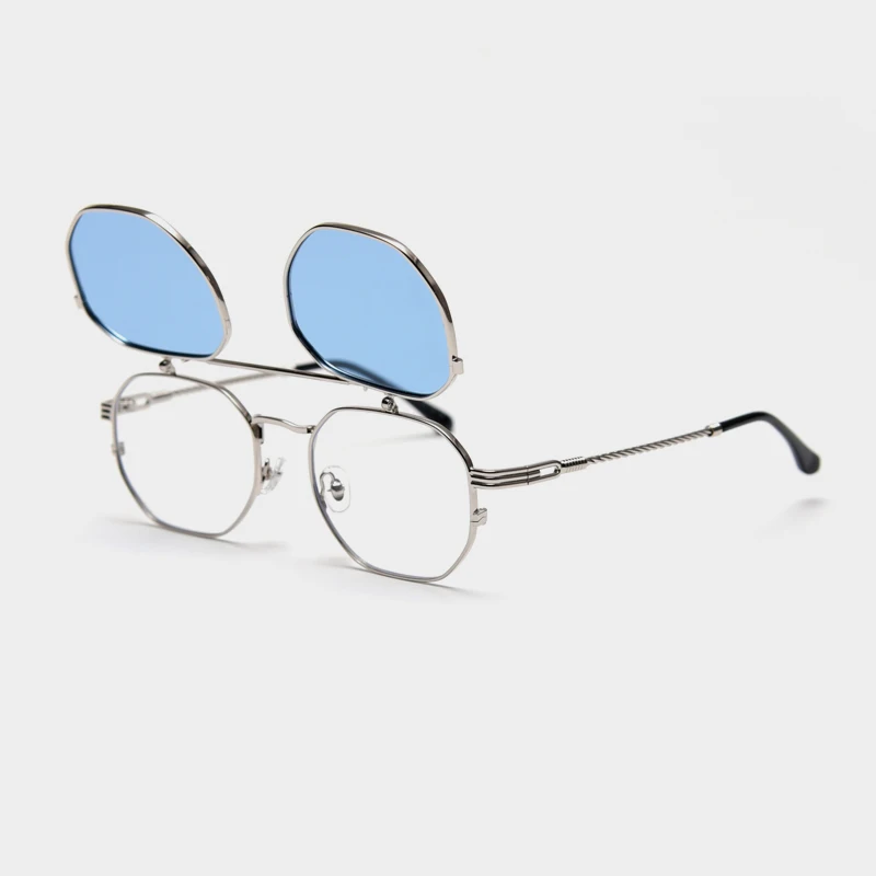 

2021 Hot Selling Metal TAC Clip On UV400 Sun Glasses Unisex Eyewear Branded Sunglasses 2021