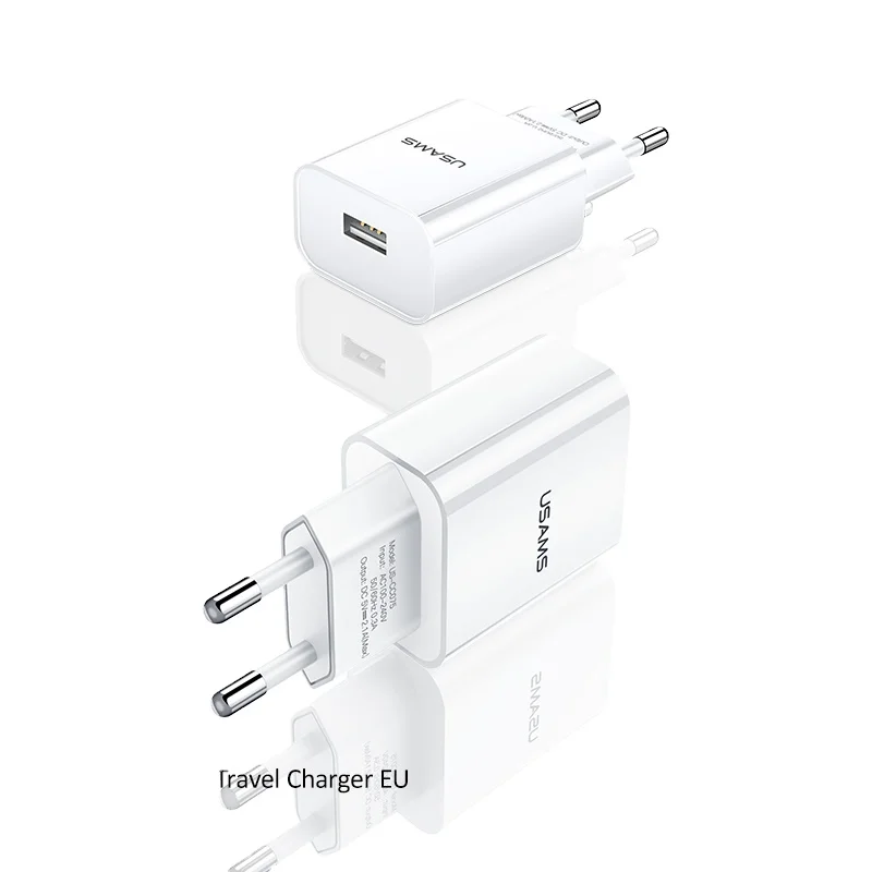 

USAMS T18 Quality Universal Single USB Fast Charge Portable Wall Charger