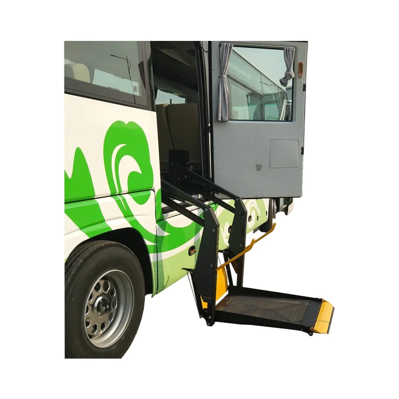 D-1300-720 CE certified hydraulic lifts for wheelchair to get on van and bus with 350 kg capacity