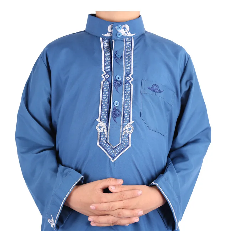 

Hot Sale Afghan Kids Boys Muslim Clothes, 6 colors mix