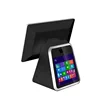 Double 15.6 inch Windows all in one Touch Screen PC POS cash register restaurant