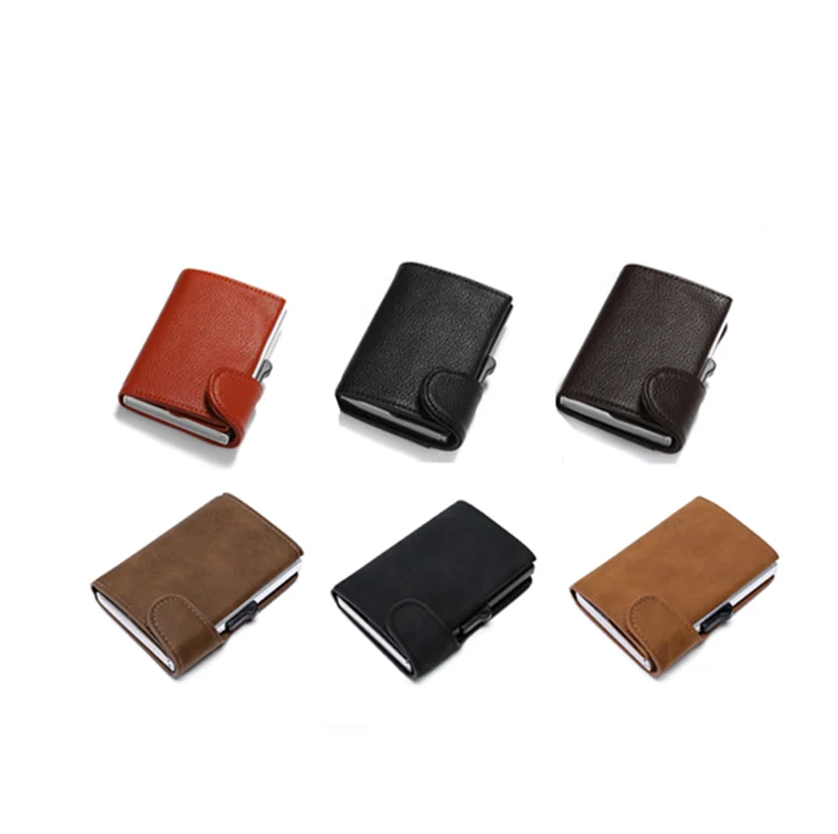 

2023 Minimalist Wallet for Men Card Holder Slim RFID Wallet for Women Pop Up Wallet Credit Card Holder