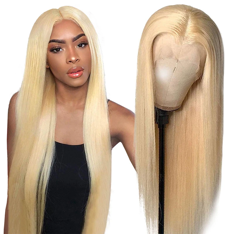 

wholesale pre plucked straight women human hair 613 virgin brazilian invisible hd swiss transparent frontal lace wigs