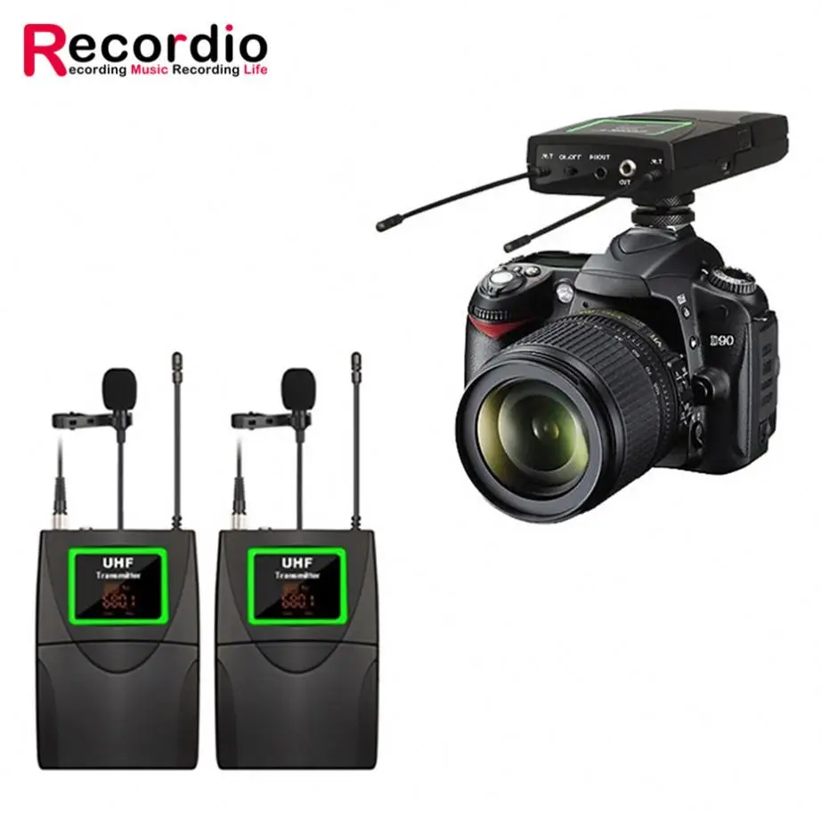 

GAW-808 Hot Sell Wireless Lavalier Mic Microphone For Camera With Low Price