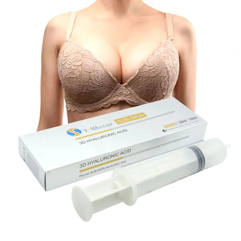 

Body HA Dermal Filler Injectable Cross Linked Hyaluronic Acid Dermal Filler for Breast Buttock Injection, Transparent
